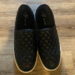 Time And Tru Black Quilted Memory Foam Slip Ons Photo 1