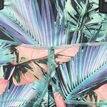 BELLE & BELL Tropical Floral Print Training Shorts Size XS Green Photo 2