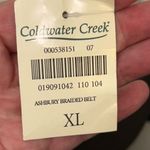 Coldwater Creek New,  Ashbury Braided Wide Buckle Belt Size XL  Photo 2