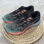 ASICS  Women's Dynaflyte 4 Running Sneakers Shoes 1012A465 in Noir Bleu Menthe 10 Photo 3