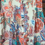 Reborn Bold Floral Tunic Mini Dress M Orange Size M Photo 9