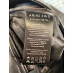 ANINE BING  Soft  Black Leather Pencil Skirt Midi Length S Photo 5