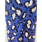 ASOS Electric Blue Pink Polka Dot Wide Leg Leopard Jumpsuit Photo 3