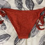 Koral Sparkly Burnt Red Orange Bikini Bottom Photo 1