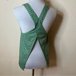 Zyia  Active green striped flowy tank top MEDIUM Photo 3