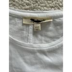 Madewell Slim Shrunken Tee Lightweight Cotton White Size XXS NU848 Photo 4