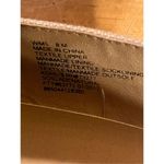 SO  Wedge Sandal With Multi Color Trim & Tan Upper Sz 8M Photo 7