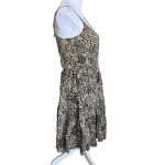 VERO MODA  Animal Print Glory Singlet Tiered Dress in Travertine Size S Photo 9