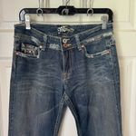 Miss Me  Distress Jeans Rhinestone Detail Back Pockets Size 29 Western Lo… Photo 2