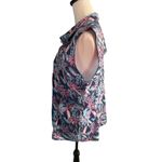 Reel Legends Sleeveless Women's Top Large Purple Blue White Photo 3