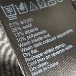 AllSaints Wool Alpaca Blend Longline Draped Cardigan Sweater Jacket M Black Size M Photo 4