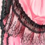 Western Burlesque Brothel Babe Saloon Girl Halloween Costume Pink NEW Large Photo 7