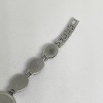 Eikon women silver tone quartz analog wrist watch 21mm mop dial running Photo 4