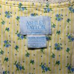 Vintage Ashley Taylor Yellow Floral Lace Nightgown Dress Womens M Cottagecore Size M Photo 2