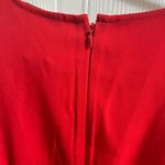Loft Ann Taylor  Coral Sheath Ruffle Sleeve Midi Dress Sz 14 Career Church Modest Photo 7