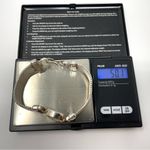 Sterling Silver and green turquoise vintage bracelet, 50.1g Photo 11