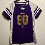 Purple Gold Minnesota Vikings Women's Sports Top Sequins Lace Photo 0