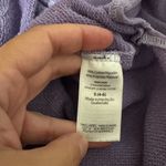 Women’s Time and Tru purple long sleeve crew neck oversized sweatshirt, Small Photo 3