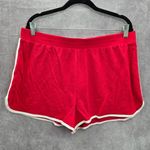 No Boundaries  Red White Lounge Stretch Bottoms Pants Shorts Plus XL 15-17 Photo 0