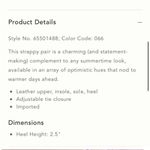 Anthropologie  pink strappy sandal heels Photo 3