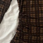 Cupshe NWT  Brown Plaid Mini Dress Photo 5