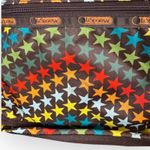 LeSportsac VTG Hobo Bag Rainbow Star Print with Matching Pouch – Rare 2000s Photo 13