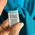 Habitat  V-Neck Midi Dress Stretch Jersey Teal Blue Size XL Casual Travel Photo 5