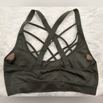 Victoria Sport Women's Olive Green Strappy Sports Bra Size L Photo 1