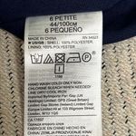 Gap Banana Republic Navy high neck tie back pleated cutout skirt midi dress Photo 5