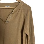 Rails  Piper Tan Long Sleeve Cashmere Blend Henley Sweater Size Large Photo 8
