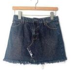 Forever 21 Distressed Denim Jean Skirt Photo 0