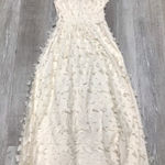 Thirty Thirty Cream Gown With Butterfly Accents Size XS Photo 0