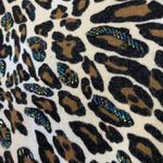Pierri New York | Leopard Print Sweater Iridescent Beaded Accents L Petite Brown Size undefined Photo 2