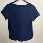 Old Navy Tee Shirt Navy Blue Everywear Short Sleeve Crewneck Neutral Casual Photo 3