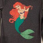 Disney The Little Mermaid Ariel Gray Long Sleeve Pullover Size Small (Juniors) Photo 2