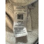 Puma  Women’s Gray Cropped Hoodie Black Logo Long Sleeve Size Medium Photo 5