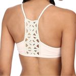 l*space L* dreamer nannette blush bralette cream crochet back Photo 3