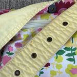 Gap Vintage Floral Pink Red Yellow Reversible Tote Messenger Bag Pockets 2004 Photo 4