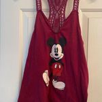 Disney Mickey Mouse Crochet Back Tank Top S Photo 6