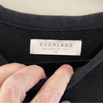 Everlane  Black Unisex French Terry Graphic Sweatshirt 100% Human Size Medium Photo 2