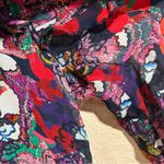 SALONI Printed Colorful Tilly Ruffle Button front Mini Dress size 6 Red Photo 8