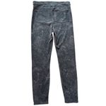 Spanx Women's Jeans-ish Black Gray Camo Ankle Jeans Leggings Stretch Moto Size L Photo 1