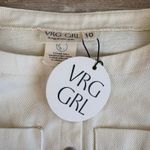 VRG GRL Suki Denim Vest in Cream AU10/US6 Size 6 Photo 2