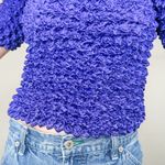 Vintage 90s Purple Bubble Popcorn Shirt Size M Photo 4