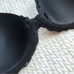 Natori  730023 Feathers Contour Plunge T Shirt Bra 38C Black Mesh Overlay Lace Photo 8