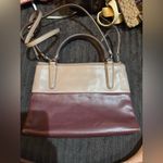 Coach  Leather Satchel - two purple shades Photo 0