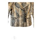BLANK NYC NWT  Snakeskin Print Biker Moto Jacket Size XS Photo 3
