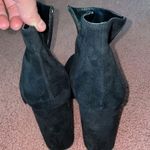 Call it spring Like new high heel booties ! Black suede Photo 1