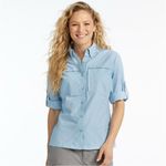 LL Bean Tropicwear UV Protection Long Sleeve Shirt in Mountain Lilac Size L Purple Size L Photo 1