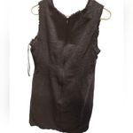 Karl Lagerfeld  Dark BLUE Frayed Edge Tweed DRESS Size 14 Photo 1